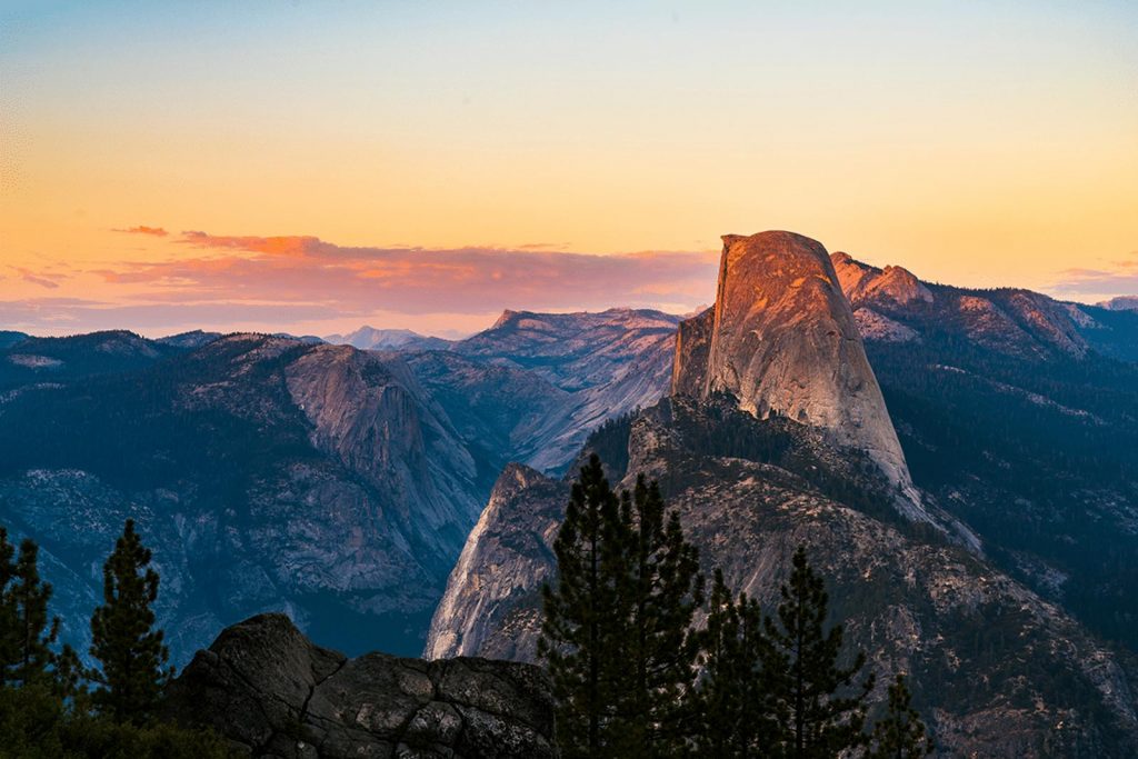 Three Romantic Views in Yosemite