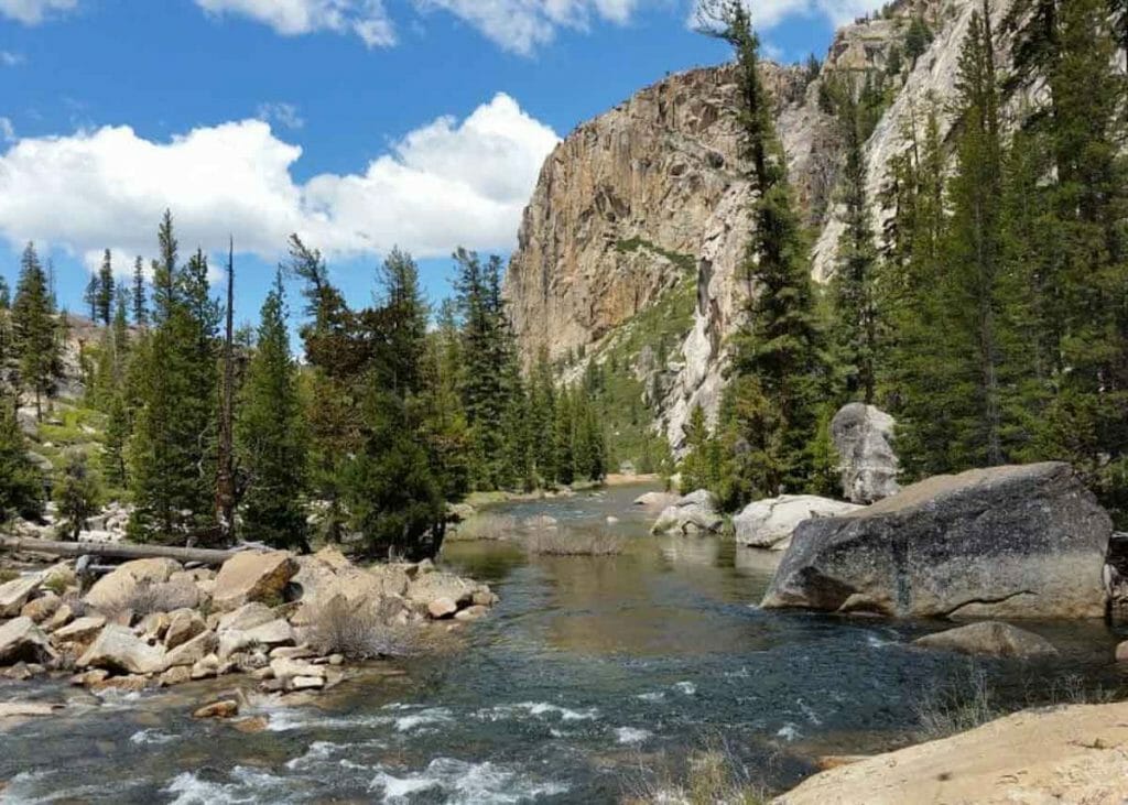 Pristine waters along the grand canyon of the tuolumne