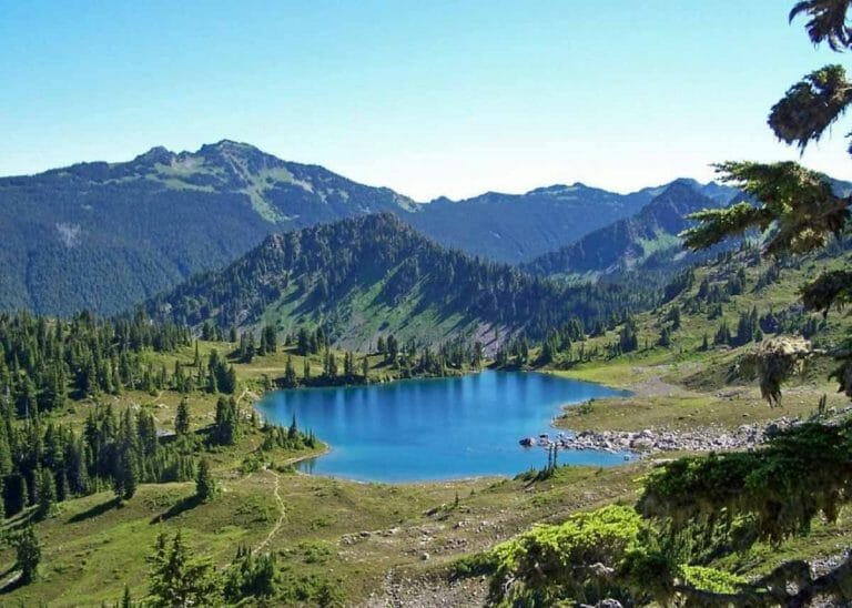 Glacial Lakes views on one of our - Olympic National Park Tours
