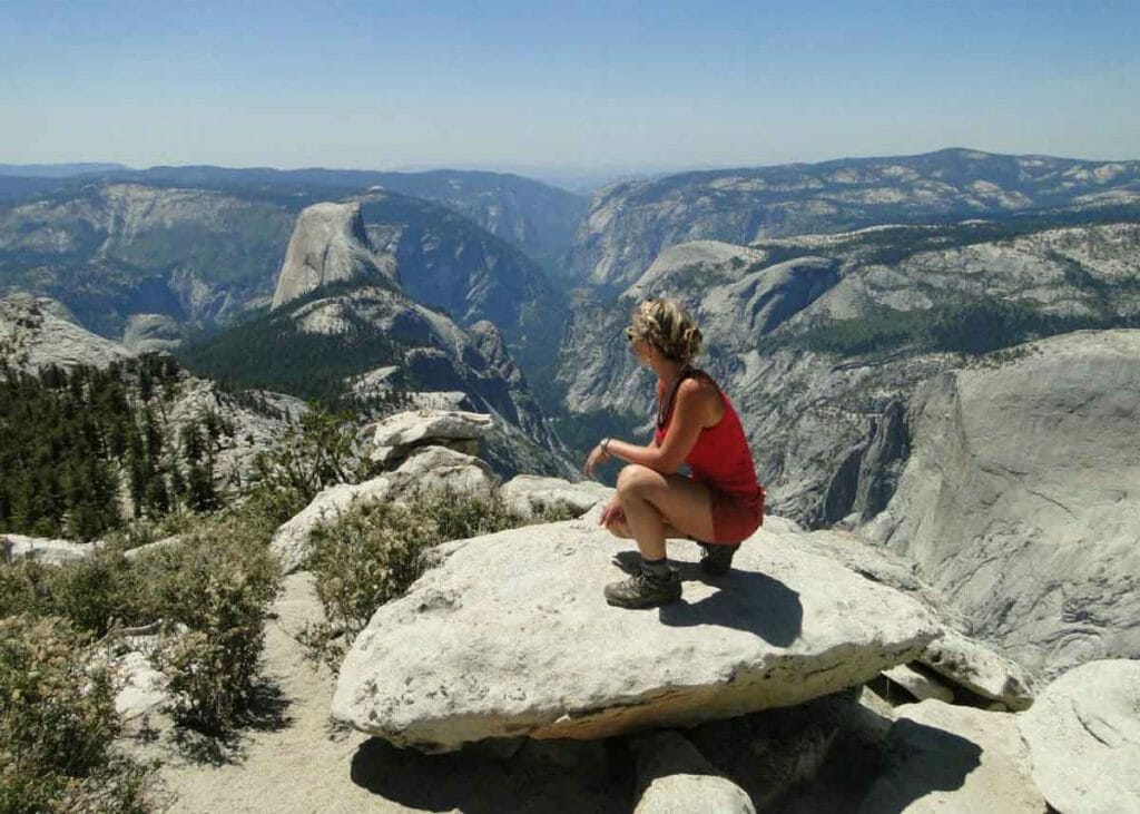 view along one of our Yosemite Guided Backpacking Trips