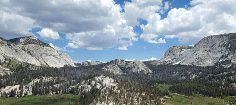 View from our Yosemite Backpacking Trips Founders Fall Adventure