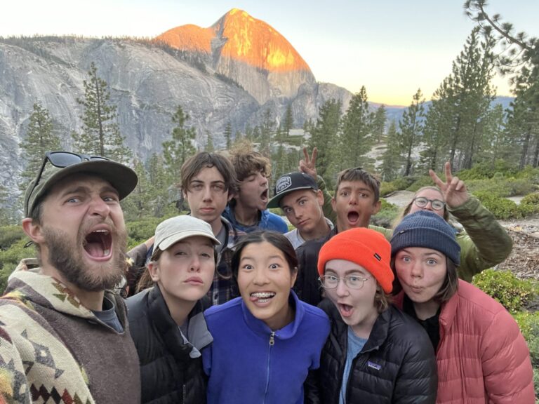 Funny face group shot at Snow Creek