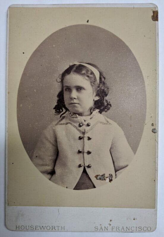A young Florence Hutchings portrait.