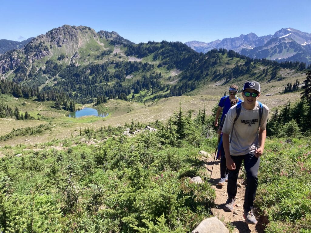 Kids on an epic outdoor summer camp adventure in Olympic National Park, Washington