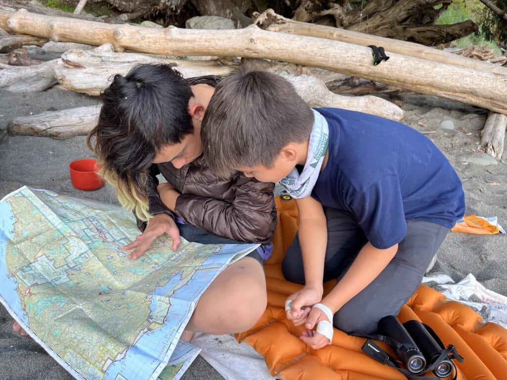 Learning Map Reading on a Washington Summer Camp Adventure in Olympic