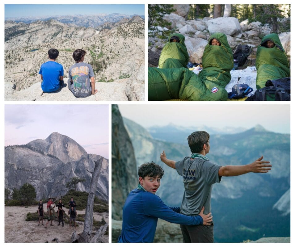 Teens on a Lasting Adventures Summer Camp adventure