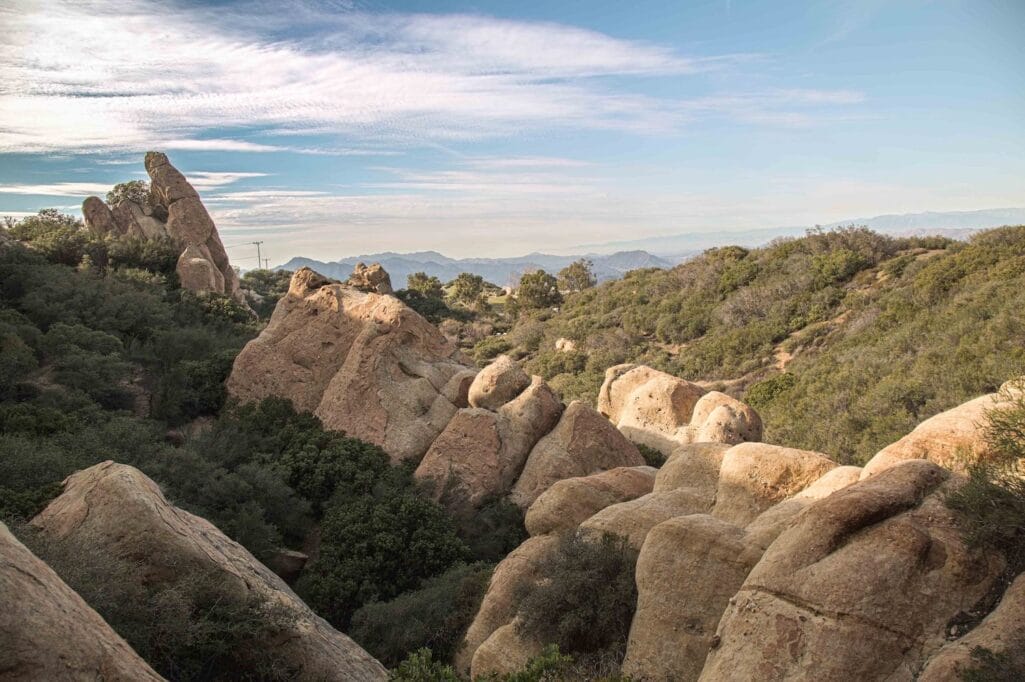 View from the Backbone Trail, another great alternative to the John Muir Trail. 