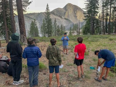 Learning new skills during a California summer camp adventure in Yosemite