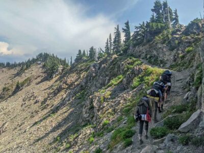 setting out on one of our Teen Summer Adventures in Olympic National Park