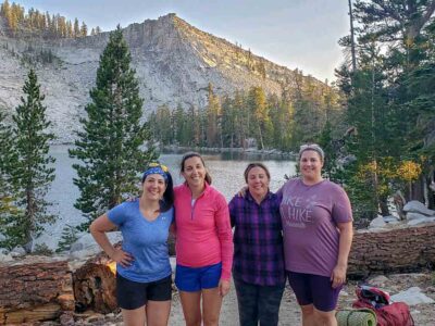 our yosemite yoga retreat guests soaking in the views