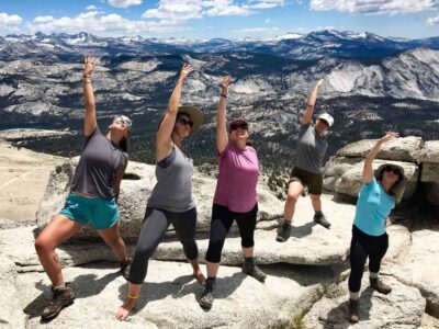 guests on our Yosemite Yoga Retreat
