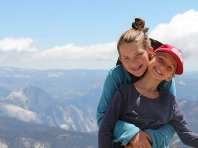 young women enjoying their Yosemite summer camp experience